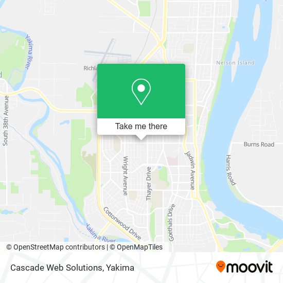 Mapa de Cascade Web Solutions