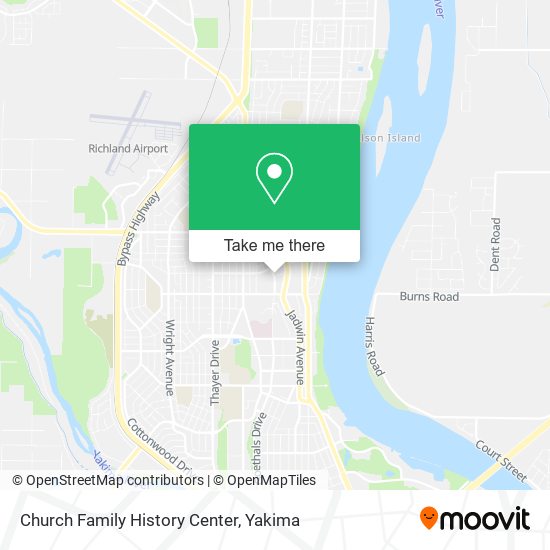 Mapa de Church Family History Center