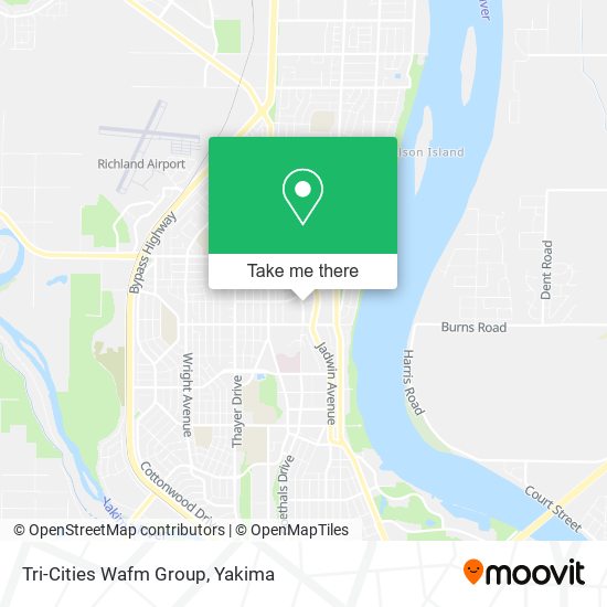 Mapa de Tri-Cities Wafm Group