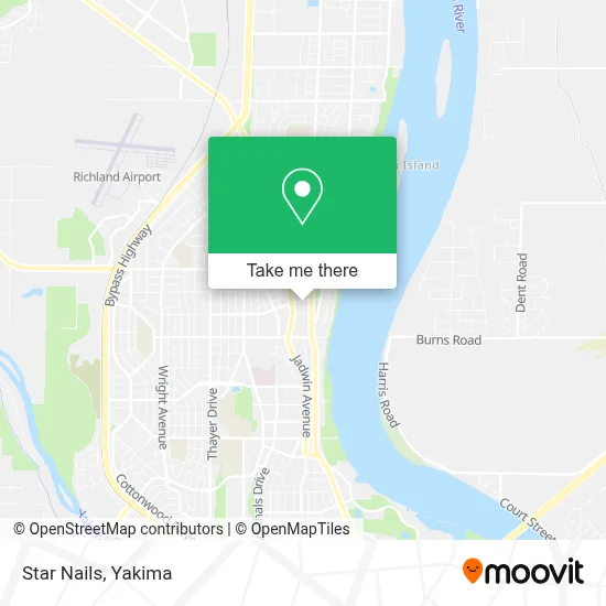 Star Nails map