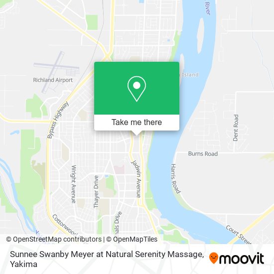 Mapa de Sunnee Swanby Meyer at Natural Serenity Massage