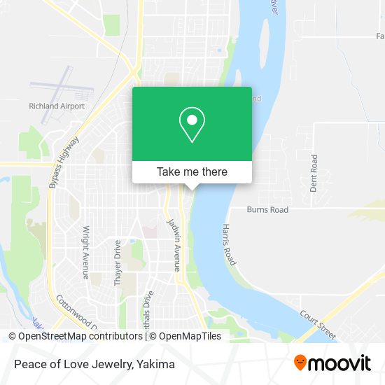 Peace of Love Jewelry map