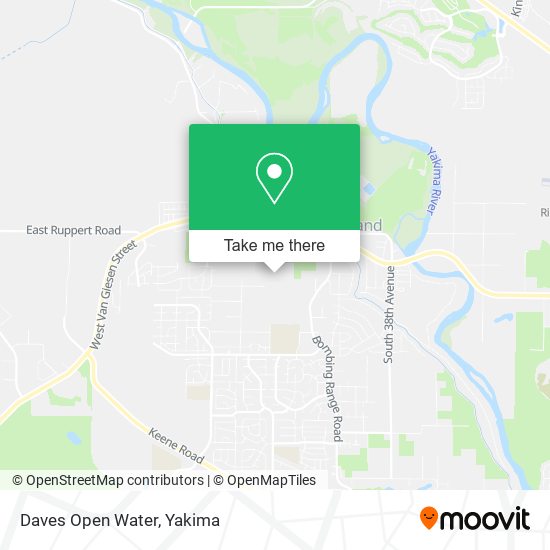 Mapa de Daves Open Water