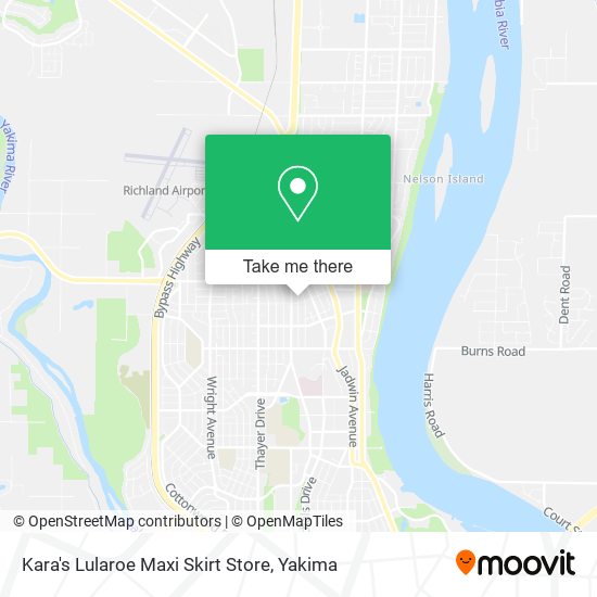 Kara's Lularoe Maxi Skirt Store map