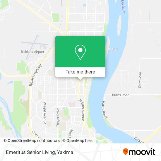 Emeritus Senior Living map