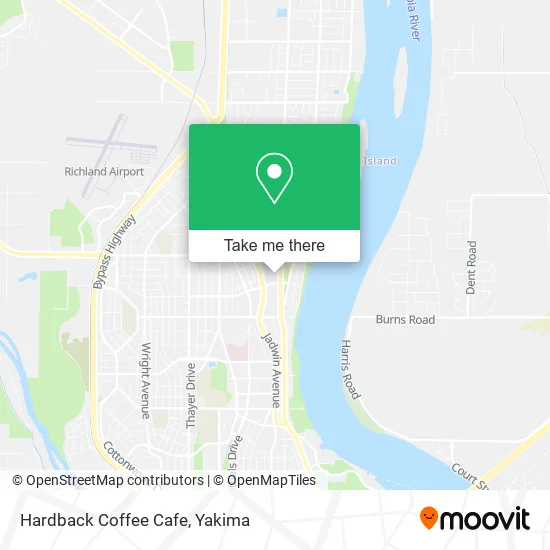 Hardback Coffee Cafe map