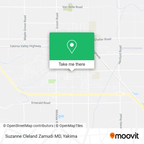 Suzanne Cleland Zamudi MD map