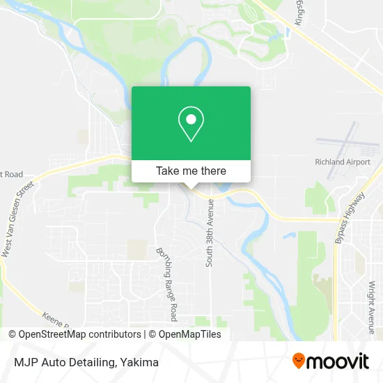 MJP Auto Detailing map