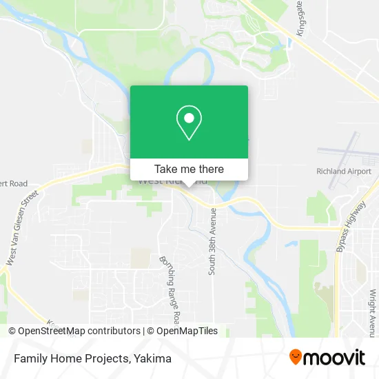 Family Home Projects map