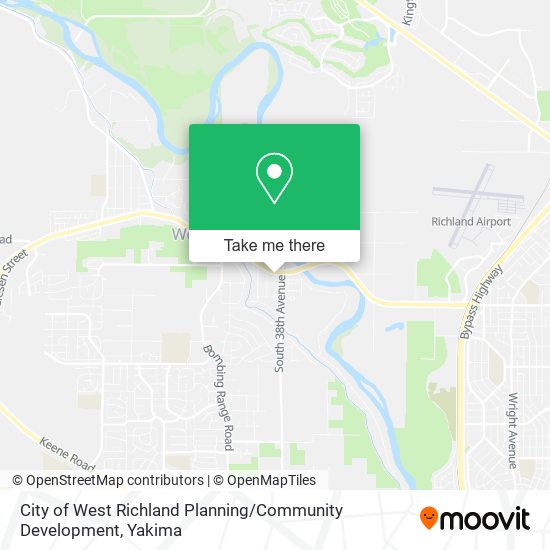 Mapa de City of West Richland Planning / Community Development