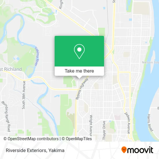 Riverside Exteriors map