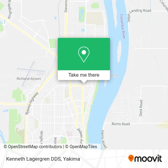 Kenneth Lagergren DDS map