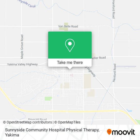 Sunnyside Community Hospital Physical Therapy map