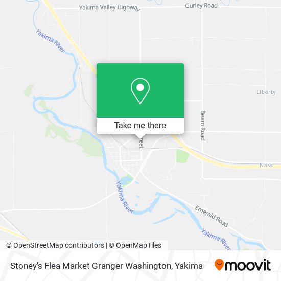 Mapa de Stoney's Flea Market Granger Washington
