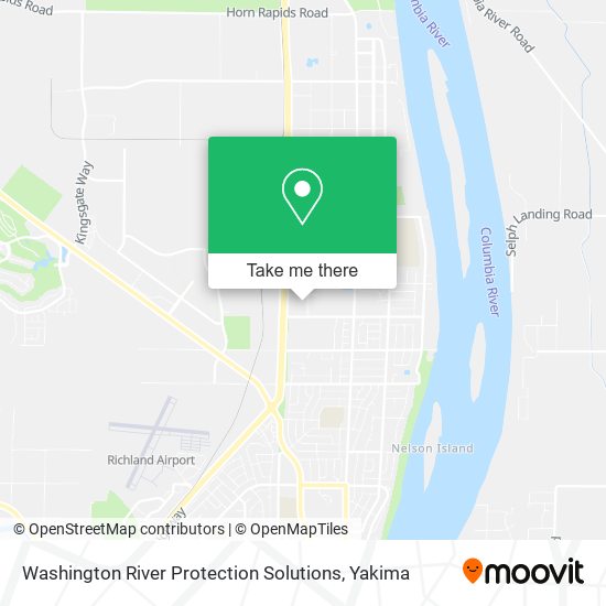 Washington River Protection Solutions map