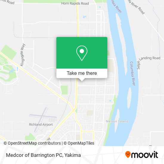Medcor of Barrington PC map