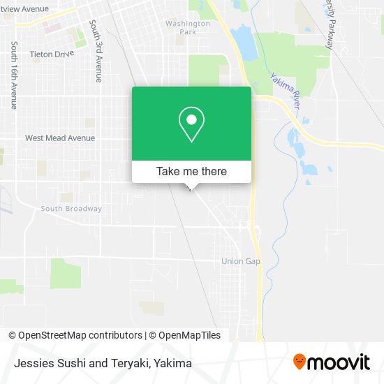 Jessies Sushi and Teryaki map