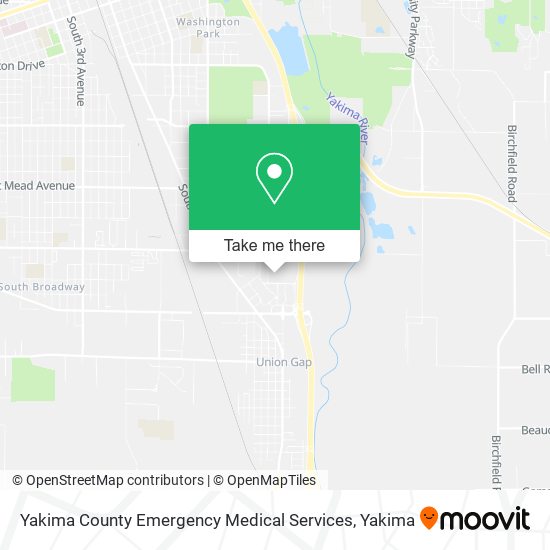 Yakima County Emergency Medical Services map
