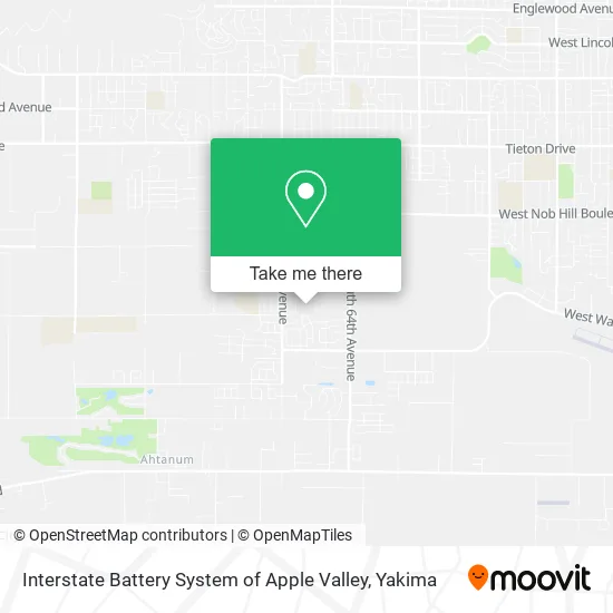 Mapa de Interstate Battery System of Apple Valley
