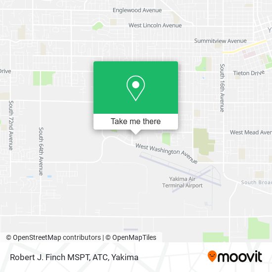 Mapa de Robert J. Finch MSPT, ATC