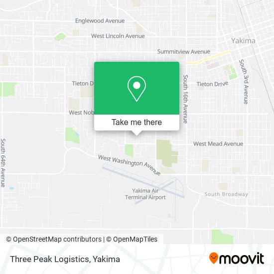 Mapa de Three Peak Logistics