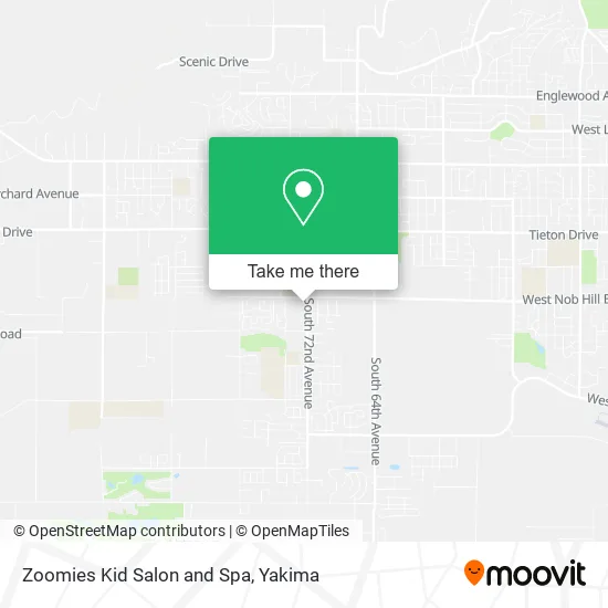 Mapa de Zoomies Kid Salon and Spa