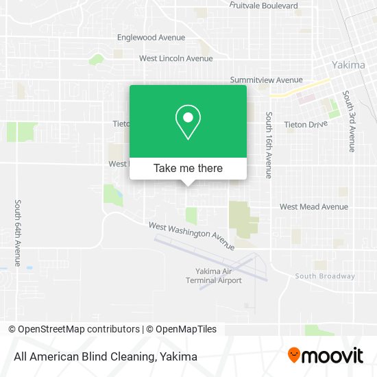 All American Blind Cleaning map