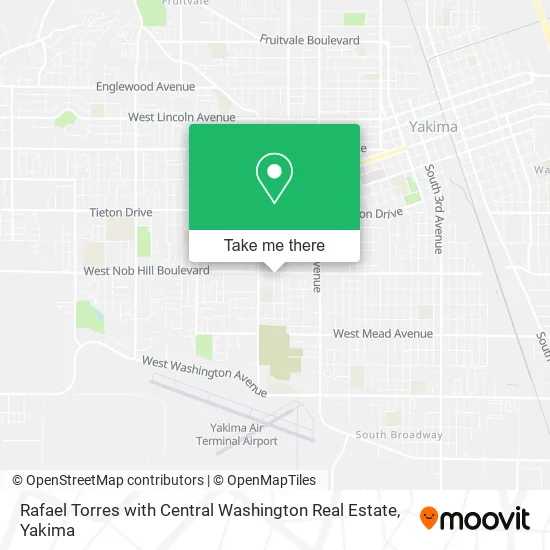 Rafael Torres with Central Washington Real Estate map