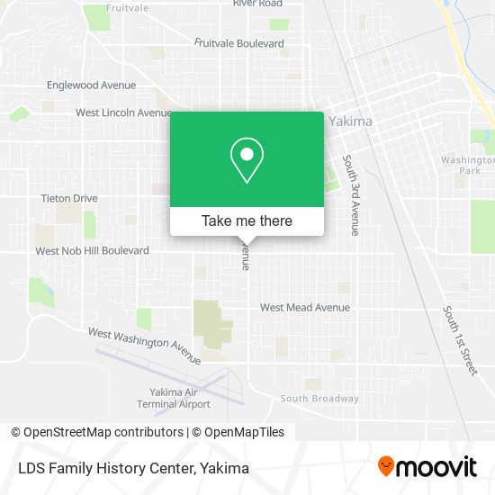 Mapa de LDS Family History Center