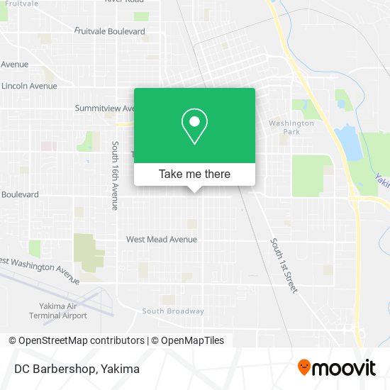 Mapa de DC Barbershop