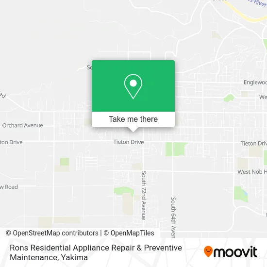 Rons Residential Appliance Repair & Preventive Maintenance map