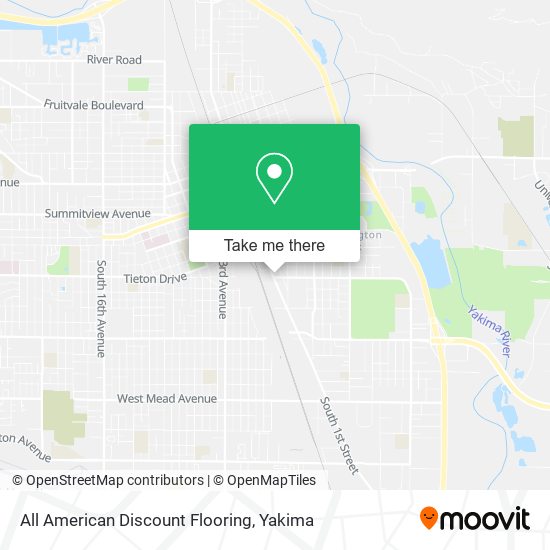 All American Discount Flooring map