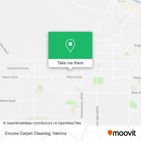 Encore Carpet Cleaning map