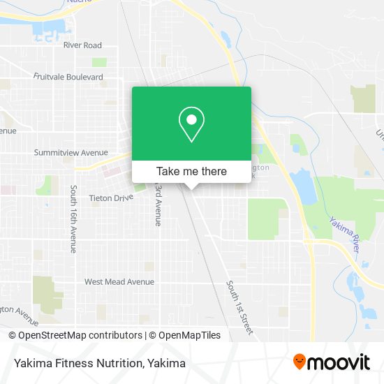 Yakima Fitness Nutrition map