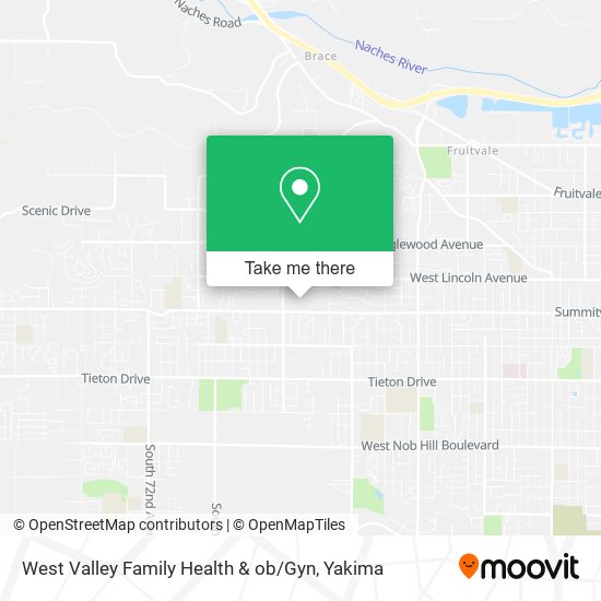 West Valley Family Health & ob / Gyn map