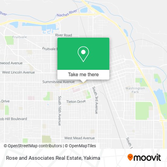 Rose and Associates Real Estate map