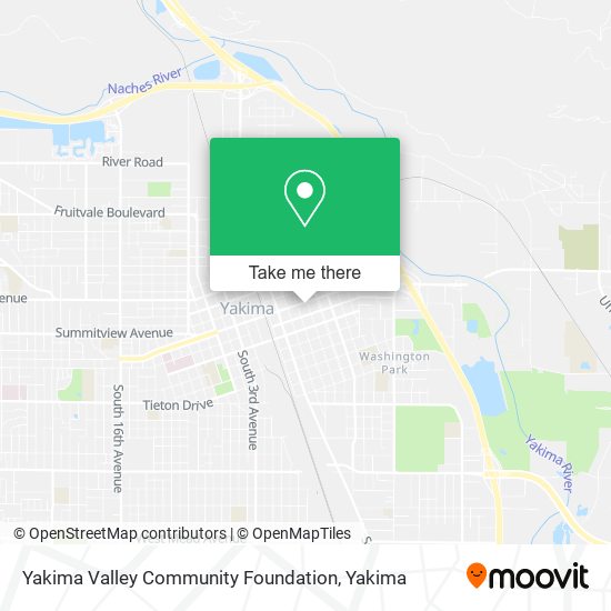Yakima Valley Community Foundation map