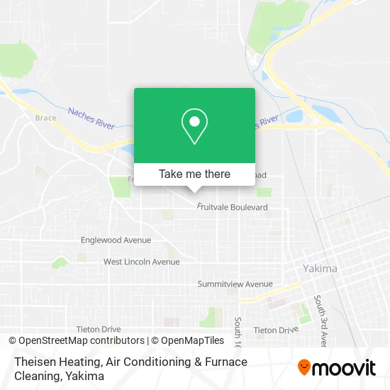 Mapa de Theisen Heating, Air Conditioning & Furnace Cleaning