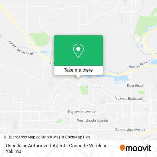 Uscellular Authorized Agent - Cascade Wireless map