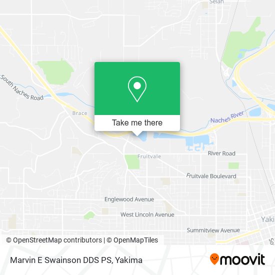 Marvin E Swainson DDS PS map