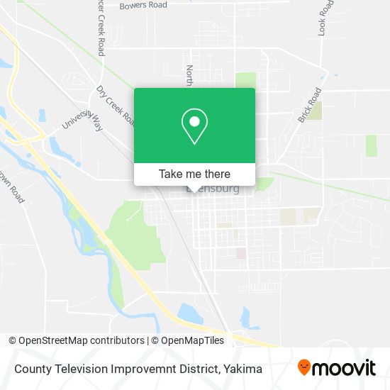 Mapa de County Television Improvemnt District