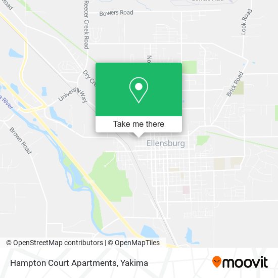 Hampton Court Apartments map