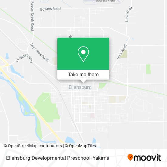 Ellensburg Developmental Preschool map