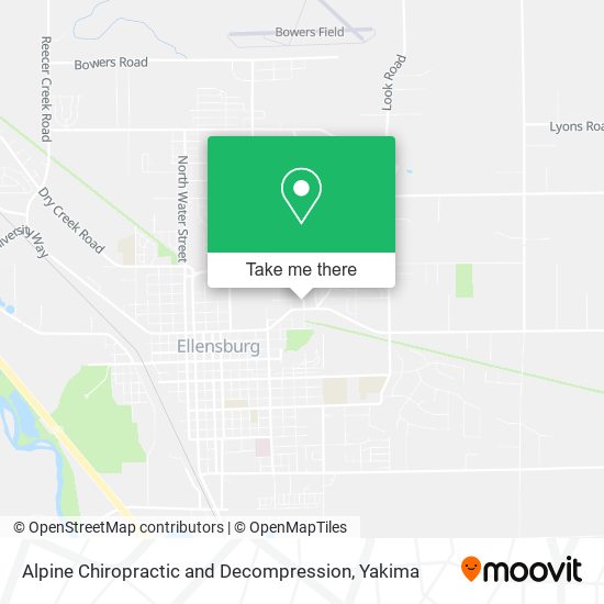 Alpine Chiropractic and Decompression map