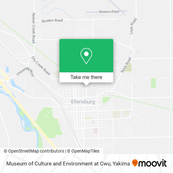 Museum of Culture and Environment at Cwu map