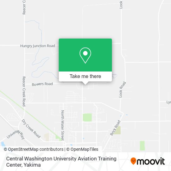 Mapa de Central Washington University Aviation Training Center