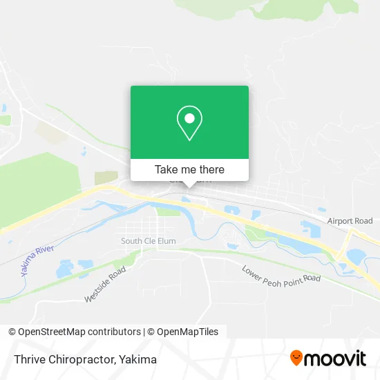 Thrive Chiropractor map