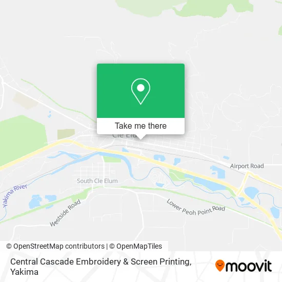 Central Cascade Embroidery & Screen Printing map