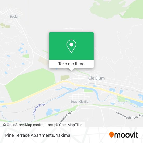 Pine Terrace Apartments map