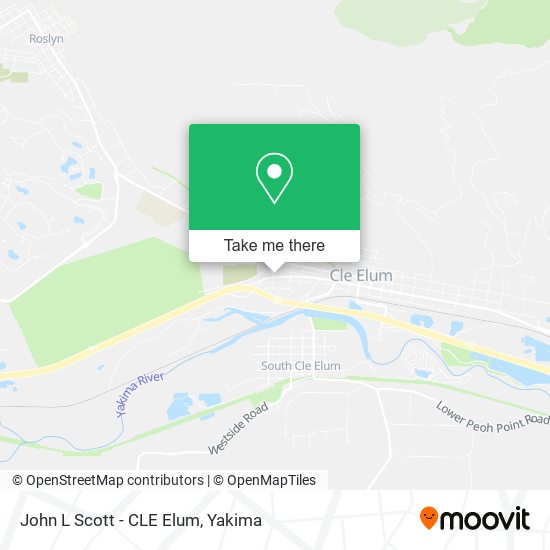 John L Scott - CLE Elum map